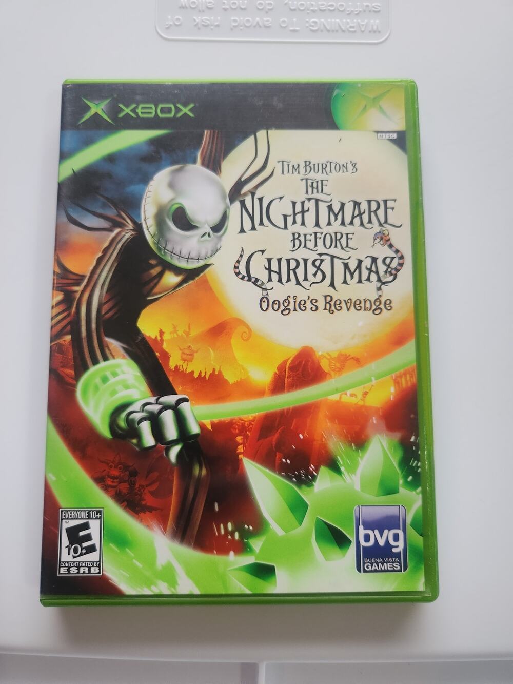 Nightmare Before Christmas Oogie's Revenge Original Xbox Video Game CIB Tested